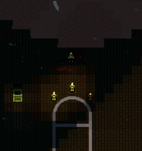 A character standing in a gym